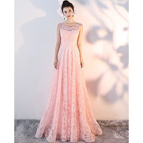 A-Line Sexy Floral Engagement Formal Evening Dress Illusion Neck Sleeveless Sweep / Brush Train Lace with Embroidery 2021
A-Line Sexy Floral Engagement Formal Evening Dress Illusion Neck Sleeveless Sweep / Brush Train Lace with Embroidery 2021