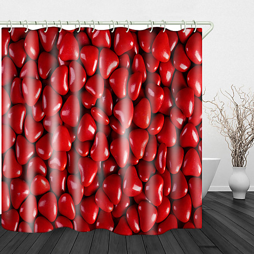 Red love Candy Digital Printing Shower Curtain Shower Curtains Hooks Modern Polyester New Design
Red love Candy Digital Printing Shower Curtain Shower Curtains Hooks Modern Polyester New Design