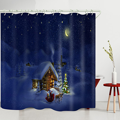 Christmas Gifts For Santa Digital Printing Shower Curtain Shower Curtains Hooks Modern Polyester New Design
Christmas Gifts For Santa Digital Printing Shower Curtain Shower Curtains Hooks Modern Polyester New Design