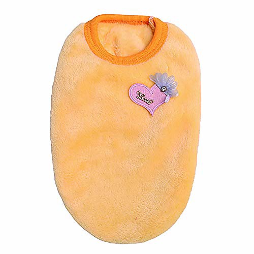 pet puppy dog soft shirt vest clothing,winter cold weather warm cute coral velvet coats for small teacup dogs (yellow, xxxs)
pet puppy dog soft shirt vest clothing,winter cold weather warm cute coral velvet coats for small teacup dogs (yellow, xxxs)