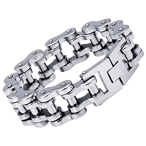 punk heavy biker motorcycle bracelet chain 316l stainless steel for boys mens 21mm 10inch
punk heavy biker motorcycle bracelet chain 316l stainless steel for boys mens 21mm 10inch