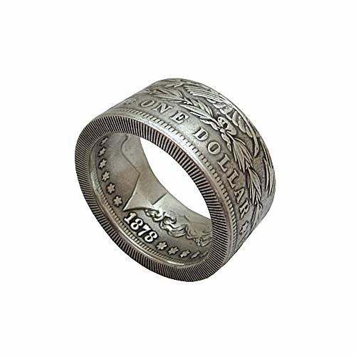 coin ring handcraft rings vintage handmade from morgan dollar silver plated copy coin1878 eagle silver plated us size 9-16#
coin ring handcraft rings vintage handmade from morgan dollar silver plated copy coin1878 eagle silver plated us size 9-16#