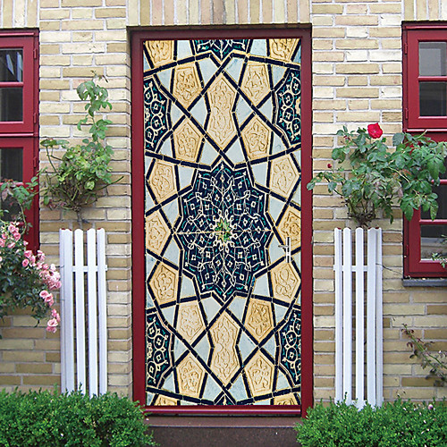 2pcs Imitation Mandala Ceramic Tile Creative Door Stickers Living Room Diy Decoration Home Waterproof Wall Stickers
2pcs Imitation Mandala Ceramic Tile Creative Door Stickers Living Room Diy Decoration Home Waterproof Wall Stickers
