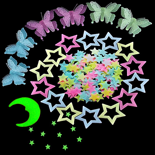 100 Pcs Colorful Glow in The Dark Luminous Stars Fluorescent Noctilucent Plastic Wall Stickers Murals Decals for Home Art Decor Ceiling Wall Decorate Kids Babys Bedroom Room Decorations
100 Pcs Colorful Glow in The Dark Luminous Stars Fluorescent Noctilucent Plastic Wall Stickers Murals Decals for Home Art Decor Ceiling Wall Decorate Kids Babys Bedroom Room Decorations