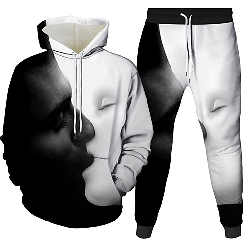Men's 3D Hoodies Set Graphic 3D 2 Piece Hooded Daily 3D Print Casual Hoodies Sweatshirts Long Sleeve Black
Men's 3D Hoodies Set Graphic 3D 2 Piece Hooded Daily 3D Print Casual Hoodies Sweatshirts Long Sleeve Black