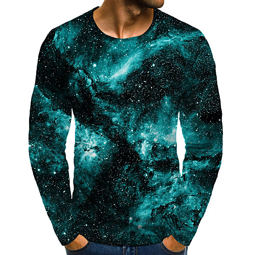 Men's T shirt Shirt 3D Print Graphic 3D Plus Size Print Long Sleeve Daily Tops Round Neck Green / Sports
Men's T shirt Shirt 3D Print Graphic 3D Plus Size Print Long Sleeve Daily Tops Round Neck Green / Sports
