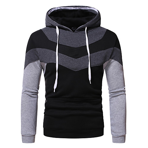 Men's Pullover Hoodie Sweatshirt Color Block Hooded Casual Streetwear Hoodies Sweatshirts Long Sleeve Slim Gray Red
Men's Pullover Hoodie Sweatshirt Color Block Hooded Casual Streetwear Hoodies Sweatshirts Long Sleeve Slim Gray Red