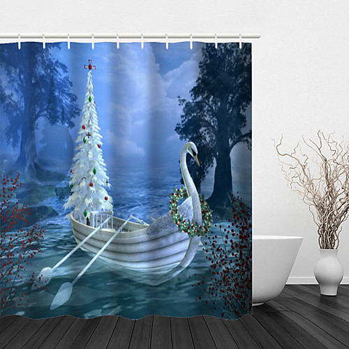 Bathroom Shower Curtain And Hook Rainbow Classic Polyester Christmas Christmas Tree Swan Bathroom Decorations
Bathroom Shower Curtain And Hook Rainbow Classic Polyester Christmas Christmas Tree Swan Bathroom Decorations