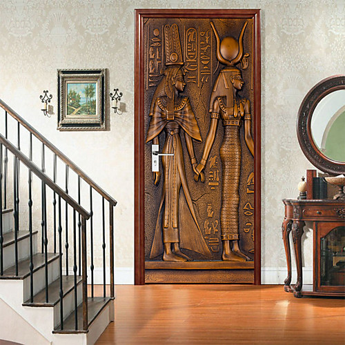 Self-adhesive Creative Door Stickers Pharaoh Image Living Room DIY Decoration Home Waterproof Wall Stickers
Self-adhesive Creative Door Stickers Pharaoh Image Living Room DIY Decoration Home Waterproof Wall Stickers