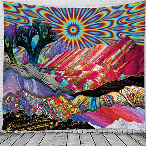 Psychedelic Abstract Wall Tapestry Art Decor Blanket Curtain Hanging Home Bedroom Living Room Decoration Polyester Hippie Trippy Mountain Landscape Sun Forest
Psychedelic Abstract Wall Tapestry Art Decor Blanket Curtain Hanging Home Bedroom Living Room Decoration Polyester Hippie Trippy Mountain Landscape Sun Forest