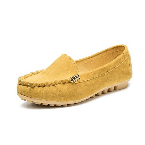 Women's Loafers & Slip-Ons Flat Heel Round Toe Classic Daily Nubuck Solid Colored Black Yellow Fuchsia
Women's Loafers & Slip-Ons Flat Heel Round Toe Classic Daily Nubuck Solid Colored Black Yellow Fuchsia