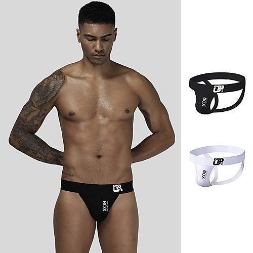 Men's Jockstrap Athletic Supporters Athleisure Underwear Briefs Bottoms Cotton Fitness Gym Workout Performance Running Training Breathable Quick Dry Soft Sport White Black / Stretchy
Men's Jockstrap Athletic Supporters Athleisure Underwear Briefs Bottoms Cotton Fitness Gym Workout Performance Running Training Breathable Quick Dry Soft Sport White Black / Stretchy