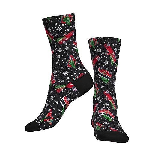 Compression Socks Cycling Socks Women's Men's Bike / Cycling Breathable Soft Comfortable 1 Pair Graphic Christmas Santa Claus Cotton Black S M L / Stretchy / Mountain Bike MTB
Compression Socks Cycling Socks Women's Men's Bike / Cycling Breathable Soft Comfortable 1 Pair Graphic Christmas Santa Claus Cotton Black S M L / Stretchy / Mountain Bike MTB
