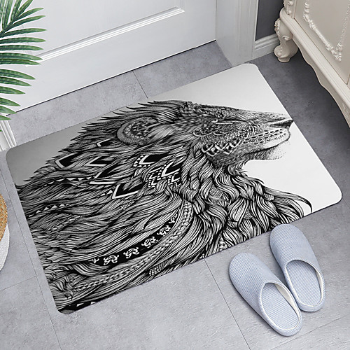 Black And White Iion Digital Printing Floor Mat Modern Bath Mats Nonwoven Memory Foam Novelty Bathroom
Black And White Iion Digital Printing Floor Mat Modern Bath Mats Nonwoven Memory Foam Novelty Bathroom