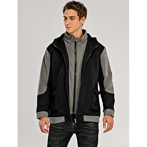 Men's Hoodie Zip Up Hoodie Color Block Hooded Daily Sports Going out Basic Hoodies Sweatshirts Long Sleeve Light gray Black Dark Gray / Fall / Spring
Men's Hoodie Zip Up Hoodie Color Block Hooded Daily Sports Going out Basic Hoodies Sweatshirts Long Sleeve Light gray Black Dark Gray / Fall / Spring