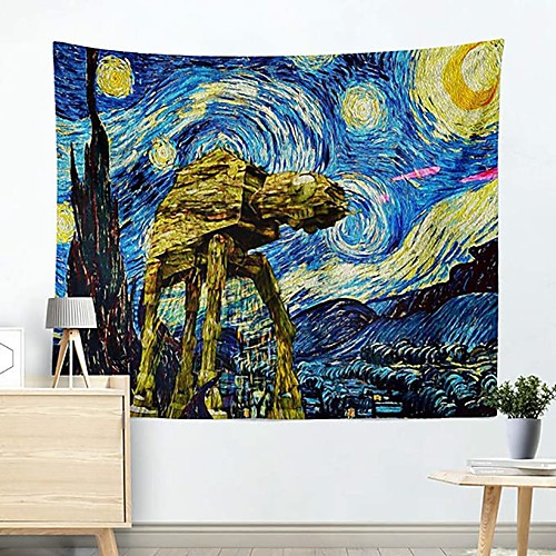 Wall Tapestry Art Decor Blanket Curtain Picnic Tablecloth Hanging Home Bedroom Living Room Dormitory Decoration Polyester Fiber Art Oil Painting
Wall Tapestry Art Decor Blanket Curtain Picnic Tablecloth Hanging Home Bedroom Living Room Dormitory Decoration Polyester Fiber Art Oil Painting