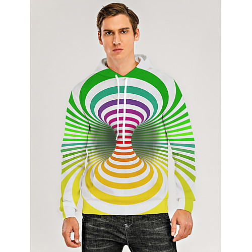 Men's Pullover Hoodie Sweatshirt Graphic Optical Illusion 3D Front Pocket Hooded Daily 3D Print 3D Print Casual Hoodies Sweatshirts Long Sleeve Green
Men's Pullover Hoodie Sweatshirt Graphic Optical Illusion 3D Front Pocket Hooded Daily 3D Print 3D Print Casual Hoodies Sweatshirts Long Sleeve Green