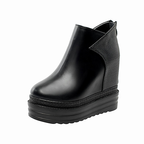 Women's Boots Platform Round Toe Sexy Daily Party & Evening PU Solid Colored Black / Booties / Ankle Boots
Women's Boots Platform Round Toe Sexy Daily Party & Evening PU Solid Colored Black / Booties / Ankle Boots