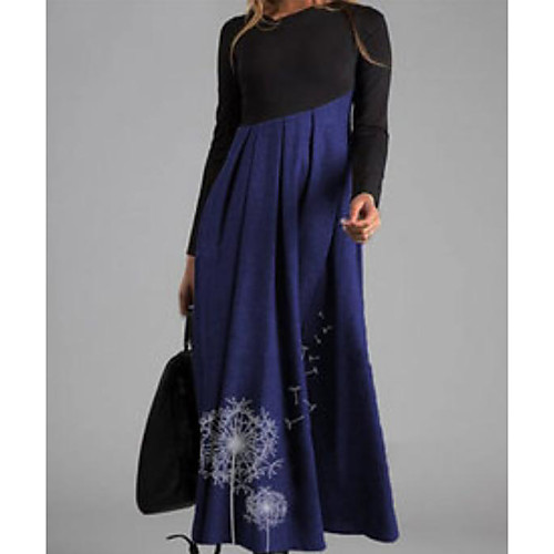 Women's Swing Dress Maxi long Dress Blue Gray Khaki Long Sleeve Print Color Block Patchwork Print Fall Winter V Neck Elegant 2021 S M L XL XXL 3XL 4XL
Women's Swing Dress Maxi long Dress Blue Gray Khaki Long Sleeve Print Color Block Patchwork Print Fall Winter V Neck Elegant 2021 S M L XL XXL 3XL 4XL