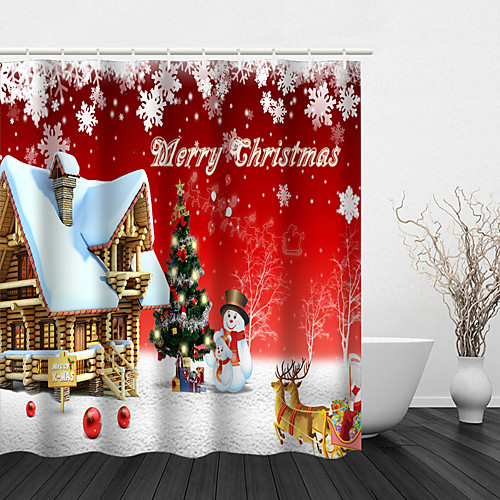Bathroom Shower Curtain And Hook Rainbow Classic Polyester Christmas Christmas Tree Elk Snowman House Bathroom Decorations
Bathroom Shower Curtain And Hook Rainbow Classic Polyester Christmas Christmas Tree Elk Snowman House Bathroom Decorations