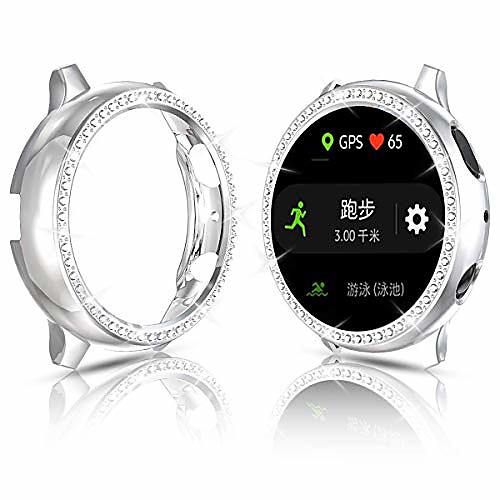 compatible with samsung galaxy watch active 2 bling case, bling shiny crystal diamond rhinestone active 2 40mm bumper hard pc frame women girl (silver, active 40mm)
compatible with samsung galaxy watch active 2 bling case, bling shiny crystal diamond rhinestone active 2 40mm bumper hard pc frame women girl (silver, active 40mm)