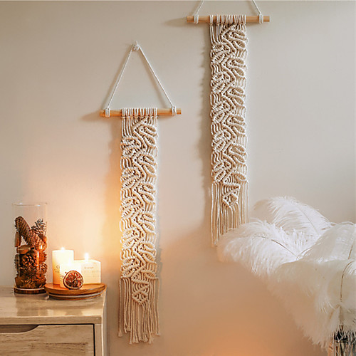 Boho Hand Woven Macrame Wall Hanging Ornament Bohemian Boho Art Decor Home Bedroom Living Room Decoration Nordic Handmade Tassel Cotton Leaf
Boho Hand Woven Macrame Wall Hanging Ornament Bohemian Boho Art Decor Home Bedroom Living Room Decoration Nordic Handmade Tassel Cotton Leaf