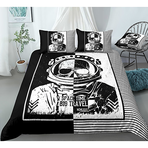 Skull Series Horrible Print 3-Piece Duvet Cover Set Hotel Bedding Sets Comforter Cover with Soft Lightweight Microfiber For Room Decoration(Include 1 Duvet Cover and 1or 2 Pillowcases)
Skull Series Horrible Print 3-Piece Duvet Cover Set Hotel Bedding Sets Comforter Cover with Soft Lightweight Microfiber For Room Decoration(Include 1 Duvet Cover and 1or 2 Pillowcases)