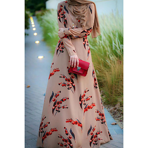 Women's Swing Dress Maxi long Dress Blushing Pink Long Sleeve Print Patchwork Print Spring Round Neck Casual Slim 2021 S M L XL XXL 3XL 4XL / Plus Size / Plus Size
Women's Swing Dress Maxi long Dress Blushing Pink Long Sleeve Print Patchwork Print Spring Round Neck Casual Slim 2021 S M L XL XXL 3XL 4XL / Plus Size / Plus Size