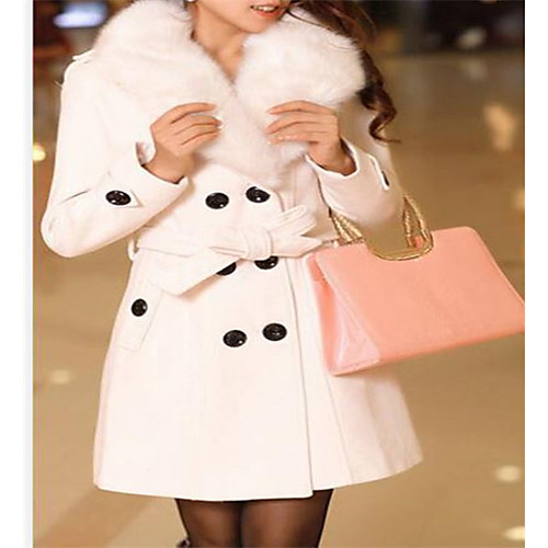 Women's Pea Coat Work Fall Long Coat Regular Fit Streetwear Jacket Long Sleeve Solid Colored Patchwork Yellow Gray / Plus Size
Women's Pea Coat Work Fall Long Coat Regular Fit Streetwear Jacket Long Sleeve Solid Colored Patchwork Yellow Gray / Plus Size