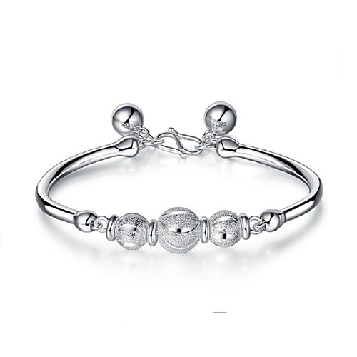 Women's Charm Bracelet Bead Bracelet Bracelet 3D Lucky Fashion 18K Gold Plated Bracelet Jewelry Silver For Christmas Halloween Party Evening Gift Date / Silver Plated
Women's Charm Bracelet Bead Bracelet Bracelet 3D Lucky Fashion 18K Gold Plated Bracelet Jewelry Silver For Christmas Halloween Party Evening Gift Date / Silver Plated
