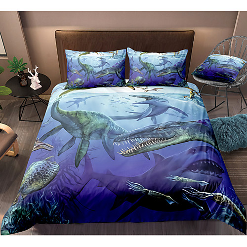 Dinosaur Print 3-Piece Duvet Cover Set Hotel Bedding Sets Comforter Cover with Soft Lightweight Microfiber For Holiday Decoration(Include 1 Duvet Cover and 1or 2 Pillowcases)
Dinosaur Print 3-Piece Duvet Cover Set Hotel Bedding Sets Comforter Cover with Soft Lightweight Microfiber For Holiday Decoration(Include 1 Duvet Cover and 1or 2 Pillowcases)