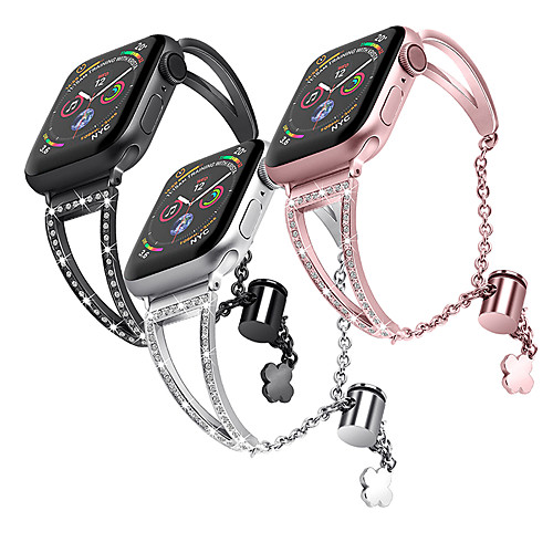 Smart Watch Band for Apple iWatch 1 pcs Jewelry Design Stainless Steel Replacement Wrist Strap for Apple Watch Series 6 / SE / 5/4 44mm Apple Watch Series 6 / SE / 5/4 40mm Apple Watch Series 3/2/1
Smart Watch Band for Apple iWatch 1 pcs Jewelry Design Stainless Steel Replacement Wrist Strap for Apple Watch Series 6 / SE / 5/4 44mm Apple Watch Series 6 / SE / 5/4 40mm Apple Watch Series 3/2/1