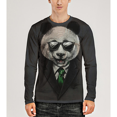 Men's T shirt 3D Print Graphic 3D Animal Print Long Sleeve Daily Tops Dark Gray
Men's T shirt 3D Print Graphic 3D Animal Print Long Sleeve Daily Tops Dark Gray