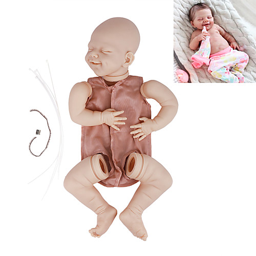 20 inch Reborn Toddler Doll DIY Unpainted Reborn Baby Doll Kit Professional-Painting Kit Baby Boy April Hand Made Floppy Head No Eyelashes, Hair, Flesh Color Cloth Silicone Vinyl with Clothes and
20 inch Reborn Toddler Doll DIY Unpainted Reborn Baby Doll Kit Professional-Painting Kit Baby Boy April Hand Made Floppy Head No Eyelashes, Hair, Flesh Color Cloth Silicone Vinyl with Clothes and