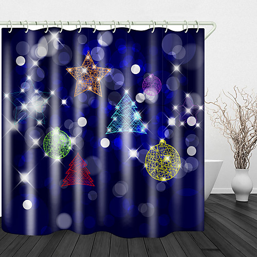Christmas Dark Blue Starlight Print Waterproof Fabric Shower Curtain For Bathroom Home Decor Covered Bathtub Curtains Liner Includes With Hooks
Christmas Dark Blue Starlight Print Waterproof Fabric Shower Curtain For Bathroom Home Decor Covered Bathtub Curtains Liner Includes With Hooks