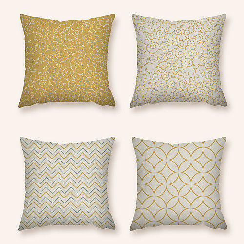 Cushion Cover 4PC Faux Linen Soft Decorative Square Throw Pillow Cover Cushion Case Pillowcase for Sofa Bedroom 45 x 45 cm (18 x 18 Inch) Superior Quality Machine Washable
Cushion Cover 4PC Faux Linen Soft Decorative Square Throw Pillow Cover Cushion Case Pillowcase for Sofa Bedroom 45 x 45 cm (18 x 18 Inch) Superior Quality Machine Washable