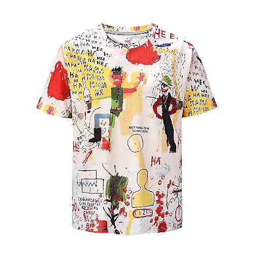 Men's T shirt 3D Print Graphic 3D Print Short Sleeve Daily Tops Streetwear Exaggerated Yellow
Men's T shirt 3D Print Graphic 3D Print Short Sleeve Daily Tops Streetwear Exaggerated Yellow