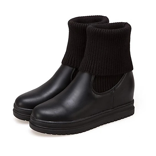 Women's Boots Sock Boots Snow Boots Platform Round Toe Booties Ankle Boots Basic Casual Daily Walking Shoes PU Solid Colored White Black Beige / Booties / Ankle Boots / Booties / Ankle Boots
Women's Boots Sock Boots Snow Boots Platform Round Toe Booties Ankle Boots Basic Casual Daily Walking Shoes PU Solid Colored White Black Beige / Booties / Ankle Boots / Booties / Ankle Boots