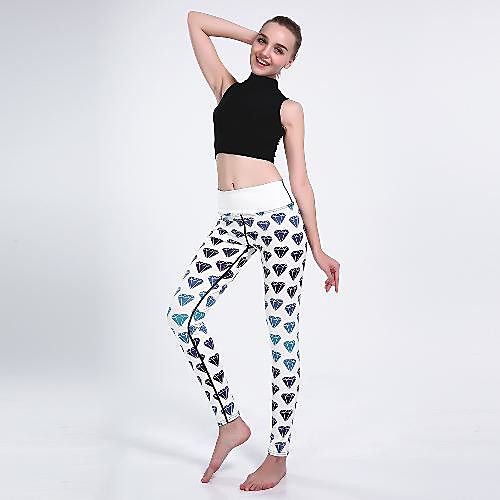Women's Basic Chino Comfort Daily Gym Leggings Pants Graphic Geometric Pattern Geometric Ankle-Length Patchwork Print White
Women's Basic Chino Comfort Daily Gym Leggings Pants Graphic Geometric Pattern Geometric Ankle-Length Patchwork Print White
