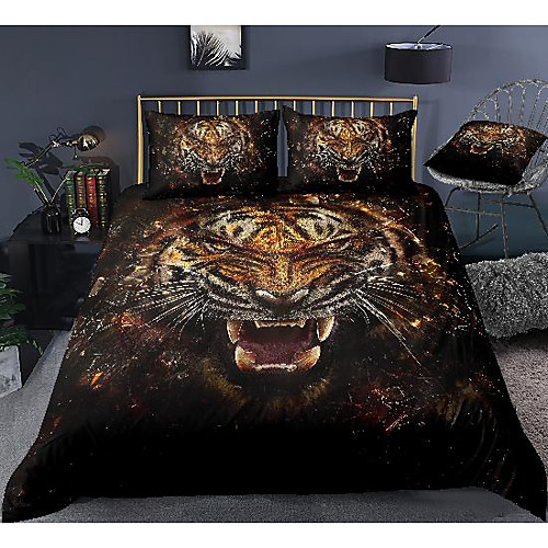 tiger print 3-piece duvet cover set hotel bedding sets comforter cover with soft lightweight microfiber, include 1 duvet cover, 2 pillowcases for double/queen/king(1 pillowcase for twin/single)
tiger print 3-piece duvet cover set hotel bedding sets comforter cover with soft lightweight microfiber, include 1 duvet cover, 2 pillowcases for double/queen/king(1 pillowcase for twin/single)