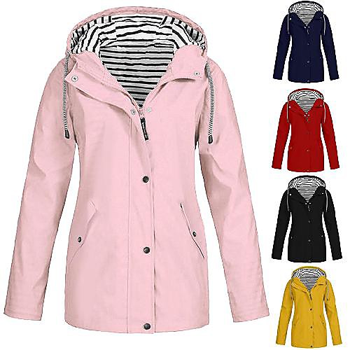 Women's Hiking Jacket Cotton Outdoor Windproof Quick Dry Breathable Top Full Length Visible Zipper Fishing Navy Pink Yellow Black Red
Women's Hiking Jacket Cotton Outdoor Windproof Quick Dry Breathable Top Full Length Visible Zipper Fishing Navy Pink Yellow Black Red