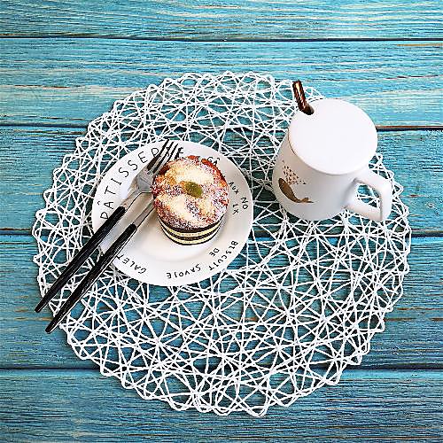 Placemat Wooden Heat Resistant Country Solid Colored Tabel cover Table decorations for Christmas Wedding Congratulations Party / Evening Daily Round 3838 cm Light Brown 1 pcs
Placemat Wooden Heat Resistant Country Solid Colored Tabel cover Table decorations for Christmas Wedding Congratulations Party / Evening Daily Round 3838 cm Light Brown 1 pcs