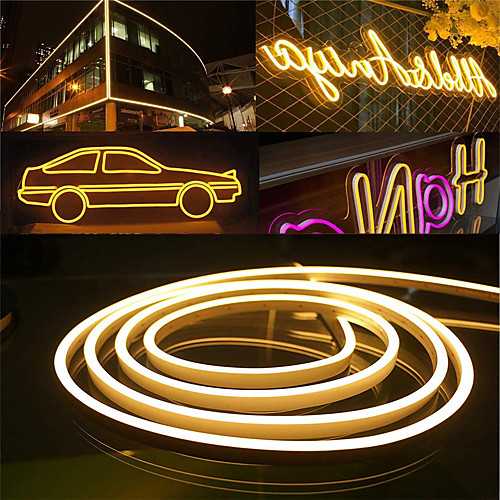 LED Neon Flex Strip Lights 6mm Narrow Neon Light 12V LED Strip Waterproof 5M Cutable DIY Led Neon Light Strip for Indoor Outdoor Home Decoration and DC12V Adapter and Touch Dimmer Switch Kit
LED Neon Flex Strip Lights 6mm Narrow Neon Light 12V LED Strip Waterproof 5M Cutable DIY Led Neon Light Strip for Indoor Outdoor Home Decoration and DC12V Adapter and Touch Dimmer Switch Kit