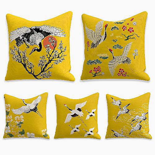 5 pcs Faux Linen Pillow Cover, Animal Simple Casual Square Polyester Traditional Classic
5 pcs Faux Linen Pillow Cover, Animal Simple Casual Square Polyester Traditional Classic