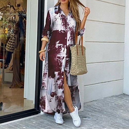 Women's Swing Dress Maxi long Dress Blue Wine Gray White Red Long Sleeve Print Fall Winter Boho 2021 S M L XL XXL
Women's Swing Dress Maxi long Dress Blue Wine Gray White Red Long Sleeve Print Fall Winter Boho 2021 S M L XL XXL