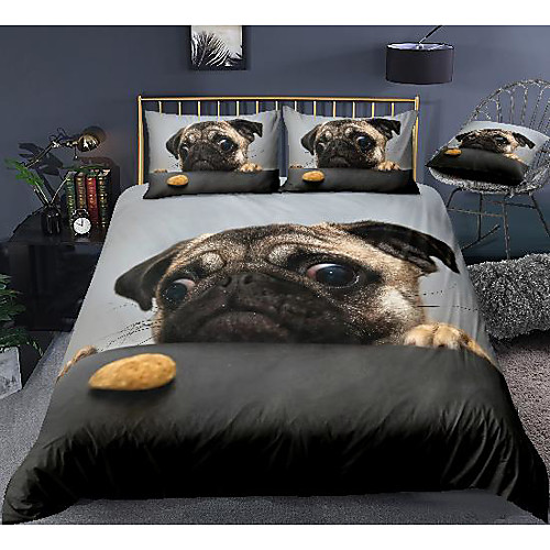 cute dog print 3-piece duvet cover set hotel bedding sets comforter cover with soft lightweight microfiber, include 1 duvet cover, 2 pillowcases for double/queen/king(1 pillowcase for twin/single)
cute dog print 3-piece duvet cover set hotel bedding sets comforter cover with soft lightweight microfiber, include 1 duvet cover, 2 pillowcases for double/queen/king(1 pillowcase for twin/single)