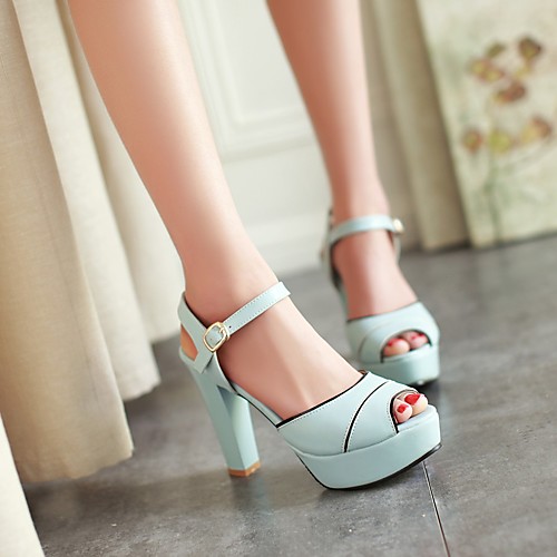 Women's Sandals High Heel Pointed Toe Block Heel Sandals Casual Classic Preppy Daily Office & Career PU Solid Colored White Blue
Women's Sandals High Heel Pointed Toe Block Heel Sandals Casual Classic Preppy Daily Office & Career PU Solid Colored White Blue
