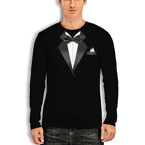 Men's T shirt 3D Print Graphic 3D Print Long Sleeve Casual Tops Cartoon Classic Black
Men's T shirt 3D Print Graphic 3D Print Long Sleeve Casual Tops Cartoon Classic Black