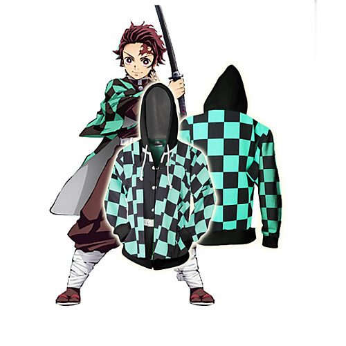 Inspired by Demon Slayer Kamado Nezuko Cosplay Costume Hoodie Polyester / Cotton Blend 3D Zipper Printing Harajuku Hoodie For Women's / Men's
Inspired by Demon Slayer Kamado Nezuko Cosplay Costume Hoodie Polyester / Cotton Blend 3D Zipper Printing Harajuku Hoodie For Women's / Men's