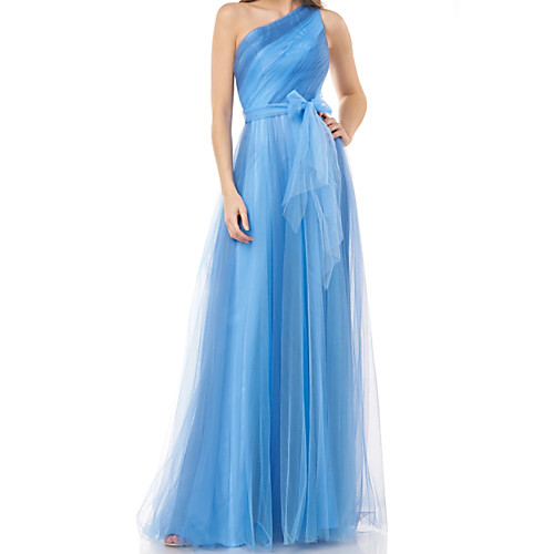 A-Line Minimalist Sexy Wedding Guest Formal Evening Dress One Shoulder Sleeveless Floor Length Tulle with Bow(s) Pleats 2021
A-Line Minimalist Sexy Wedding Guest Formal Evening Dress One Shoulder Sleeveless Floor Length Tulle with Bow(s) Pleats 2021